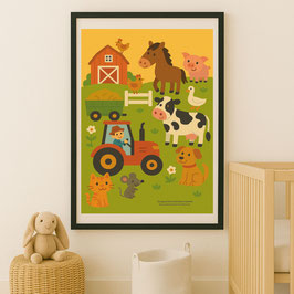 Poster Bauernhof