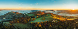 BNR.004 - Panorama Herbstmorgen an der Leuchtenburg