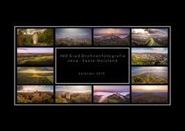 360 Grad - JENA UND SAALE-HOLZLAND - Kalender 2019 in den Formaten A3 und A4
