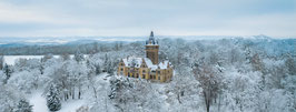 BNR.008 - Panorama Neues Jagdschloss Hummelshain (Winter)