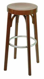 772sg crom./otton. SGABELLO IN FAGGIO-CERCHIO CROMATO O OTTONATO H.80