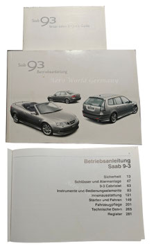 Betriebsanleitung Saab 9.3 YS3F