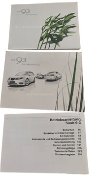 Betriebsanleitung Facelift Saab 9.3 YS3F