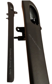 Interieurleiste über dem Handschuhfach LEDER Schwarz ab Bj. 2007 Saab 9.3 YS3F