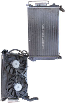 Wasserkühler mit 2 Elektrolüftern Saab 9.3 YS3F