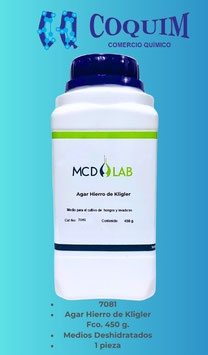 AGAR HIERRO DE KLIGLER