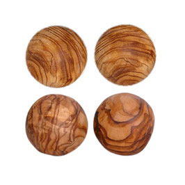 Große Kugel aus Olivenholz Ø ca. 8 cm