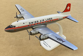 Herpa Wings SNAP FIT 614030 Douglas DC-4 "Swissair"