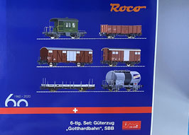 Roco 76051 6-tlg. Güterzug Gotthardbahn "SBB"