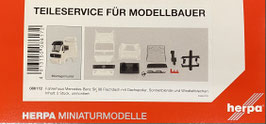 Herpa Teileservie 086172 Fahrerhaus Mercedes-Benz SK 88 Flachdach mit Dachspoiler, Sonnenblende und Windleitblechen