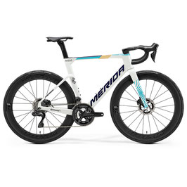 Abverkauf- MERIDA Reacto Team IV3 M pearl(blue-team design)(CY25) /2025, DuraAce Di2...