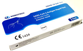 WIZ Biotech SARS-CoV-2 Antigen Rapid Test anterior-nasal