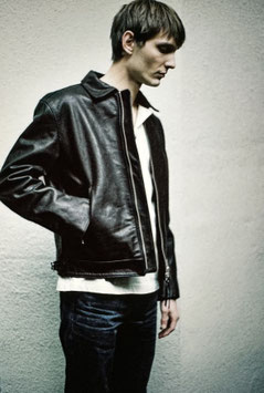 Eddy Rider Leather Jacket Black