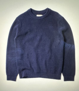 August Rib Cotton Navy