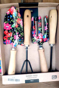 Outils de jardin "Fleurs"