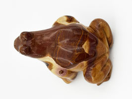 Handgeschliffener Stein-Frosch
