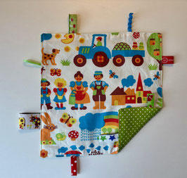Knistertuch Retro bunt