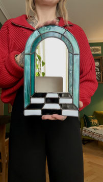 STAINED GLASS MIRROR «Portal»