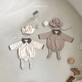 ラグランカラースーツ