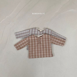 チェックベビーシャツ