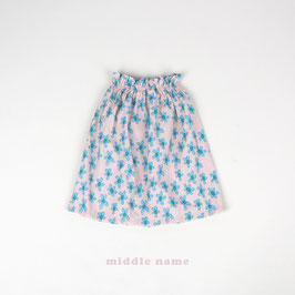 ハイウエスト花柄スカート
