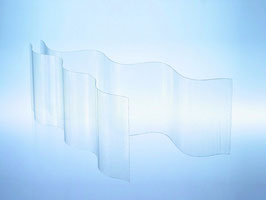 GFK Polyester Wellplatten 177/51 P5 - Farblos-transparent - Wellpolyester