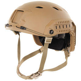 Art.-Nr.: 10561R US Helm, FAST-Fallschirmjäger, coyote, Rails, ABS-Kunststoff