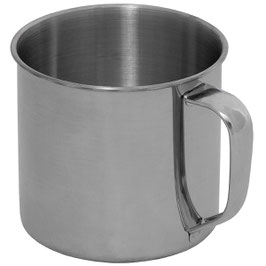 Art.-Nr.: 33384  Tasse, Edelstahl, einwandig, ca. 500 ml