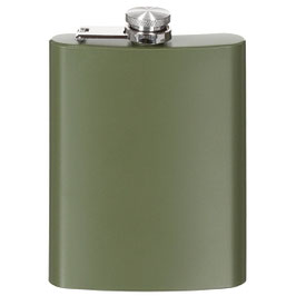 Art.-Nr.: 33275A Flachmann, Edelstahl, oliv, 8 OZ, 225 ml