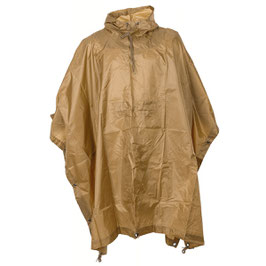 Art.-Nr.: 08524R Poncho, Rip Stop, coyote tan, ca. 144 x 223 cm