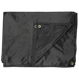 Art.-Nr.: 32423A Mehrzweckplane, "Tarp", schwarz, ca. 300 x 300 cm