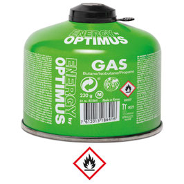 Art.-Nr.: 33760  Gaskartusche, OPTIMUS, Butan/Isobutan/Propan, 230g