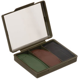 Art.-Nr.: 27365A Brit. Tarnschminkset, 3 Farben, mit Spiegel, 45 g