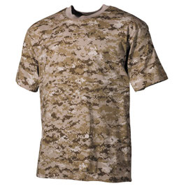 Art.-Nr.: 00104A US T-Shirt, halbarm, digital desert, 170 g/m²