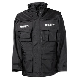 Art.-Nr.: 03913A  Jacke, "Security", schwarz, wasserdicht, antistatisch