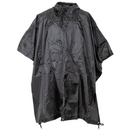 Art.-Nr.: 08524A Poncho, Rip Stop, schwarz, ca. 144 x 223 cm
