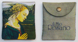 Rosary container Lippi's Virgin Mary