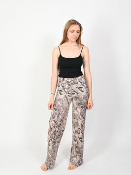 Hose Wide Leg Beige