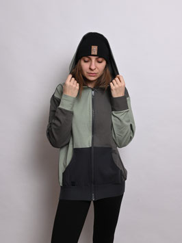 Sweatjacke Grau
