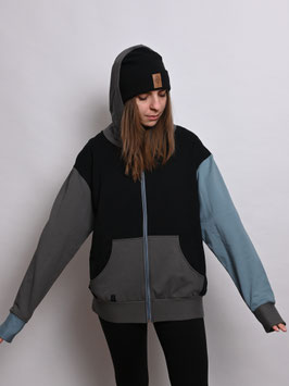 Sweatjacke Blau