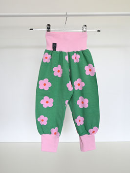 Kinderhose Blumen Rosa
