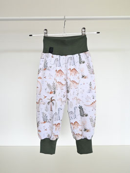 Kinderhose Dino Grün groß