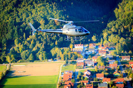 Exklusiver Helikopterflug zum Gut Schmelmer Hof - Bayerischer Wald