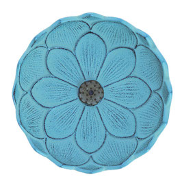 Incensario de hierro Iwachu FLOR DE LOTO Azul