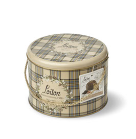 Panettone REGAL CARAMELO SALADO Y GOTAS DE CHOCOLATE en lata 750g