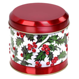 Lata de bombones de praliné BAYAS DE INVIERNO CHOCODAY
