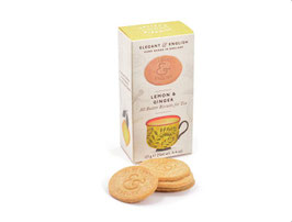 Galletas de mantequilla LIMÓN Y JENGIBRE