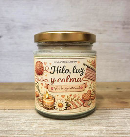 Vela de soja HILO, LUZ Y CALMA La Petita Llum
