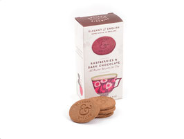 Galletas de mantequilla CHOCOLATE NEGRO Y FRAMBUESAS