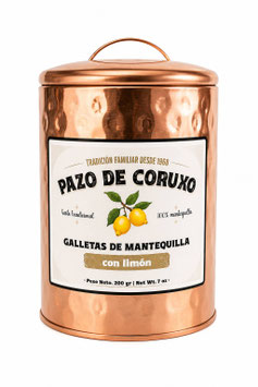 Galletas de Mantequilla con Limón en lata de Cobre 200 g